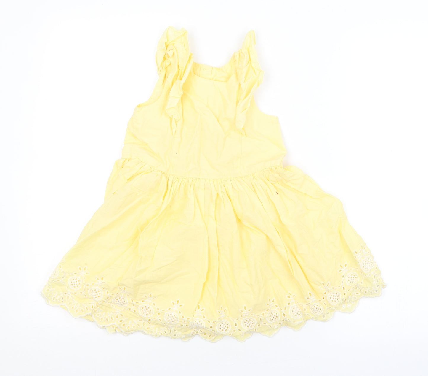TU Girls Yellow Argyle/Diamond  A-Line  Size 3-4 Years