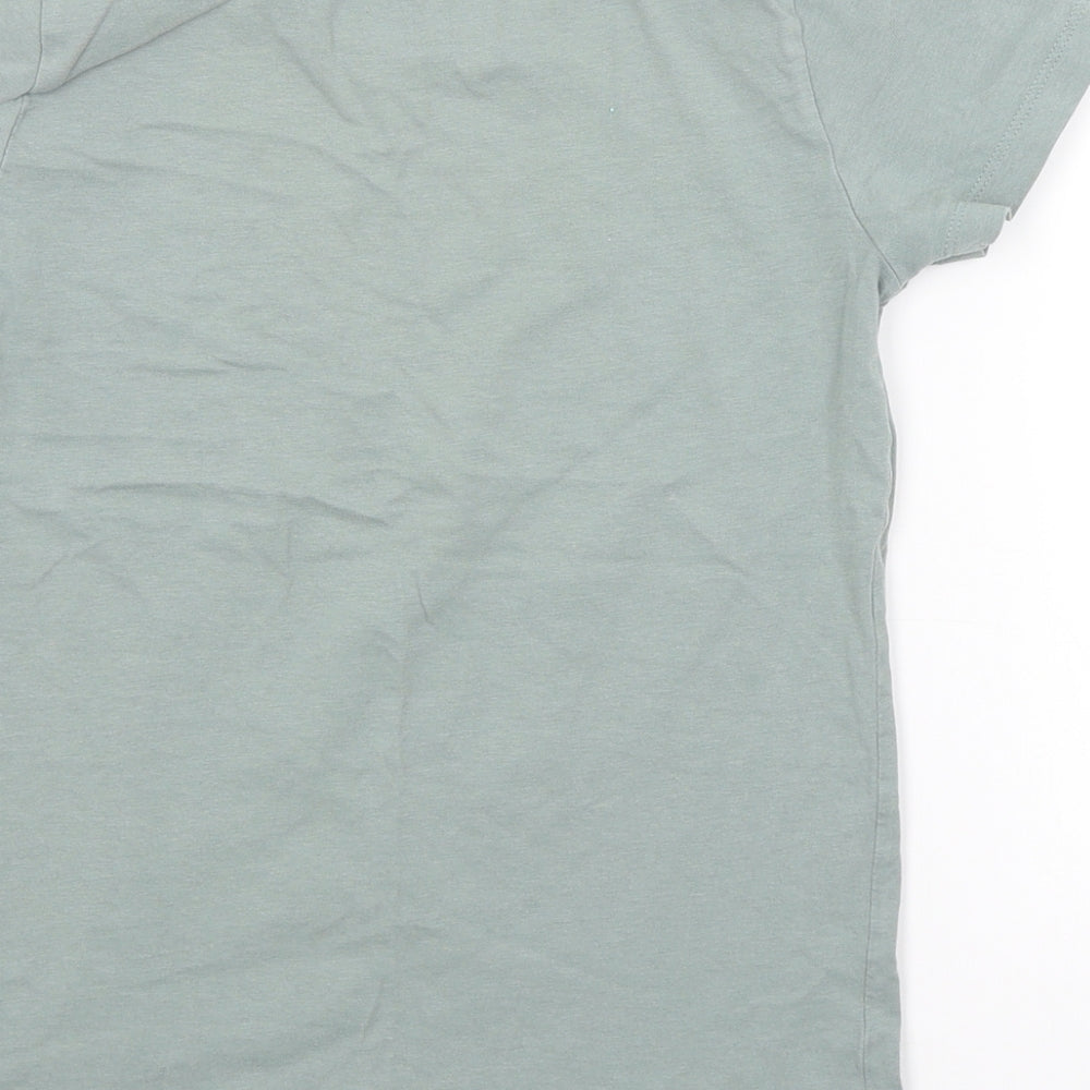 Preworn Boys Green   Basic T-Shirt Size 9 Years