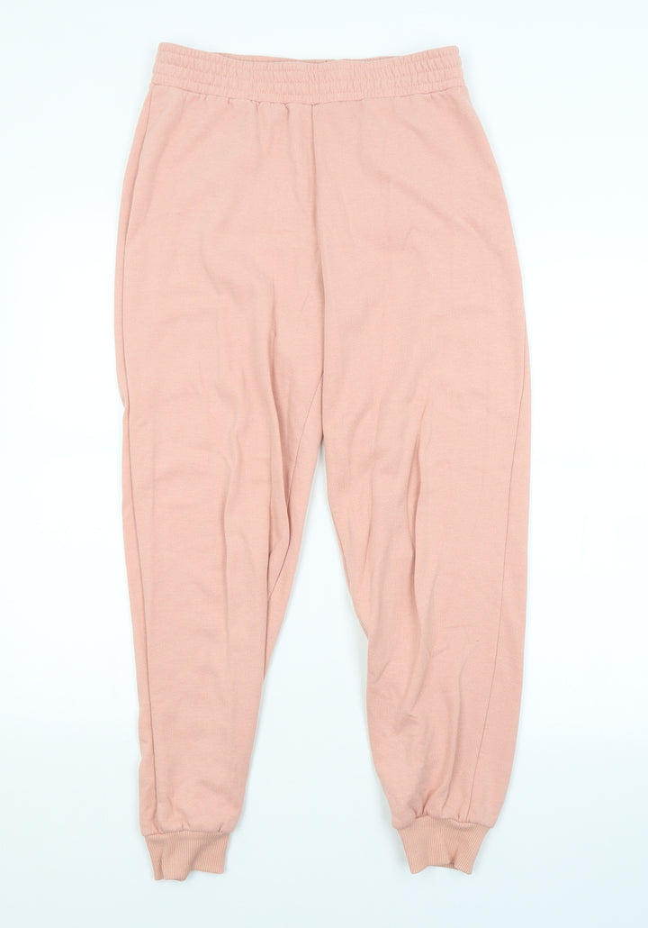 Topshop Womens Pink Sweatpants Trousers Size S L26 in