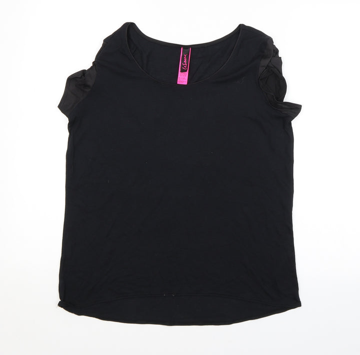 La Senza Womens Black Basic Blouse Size XS