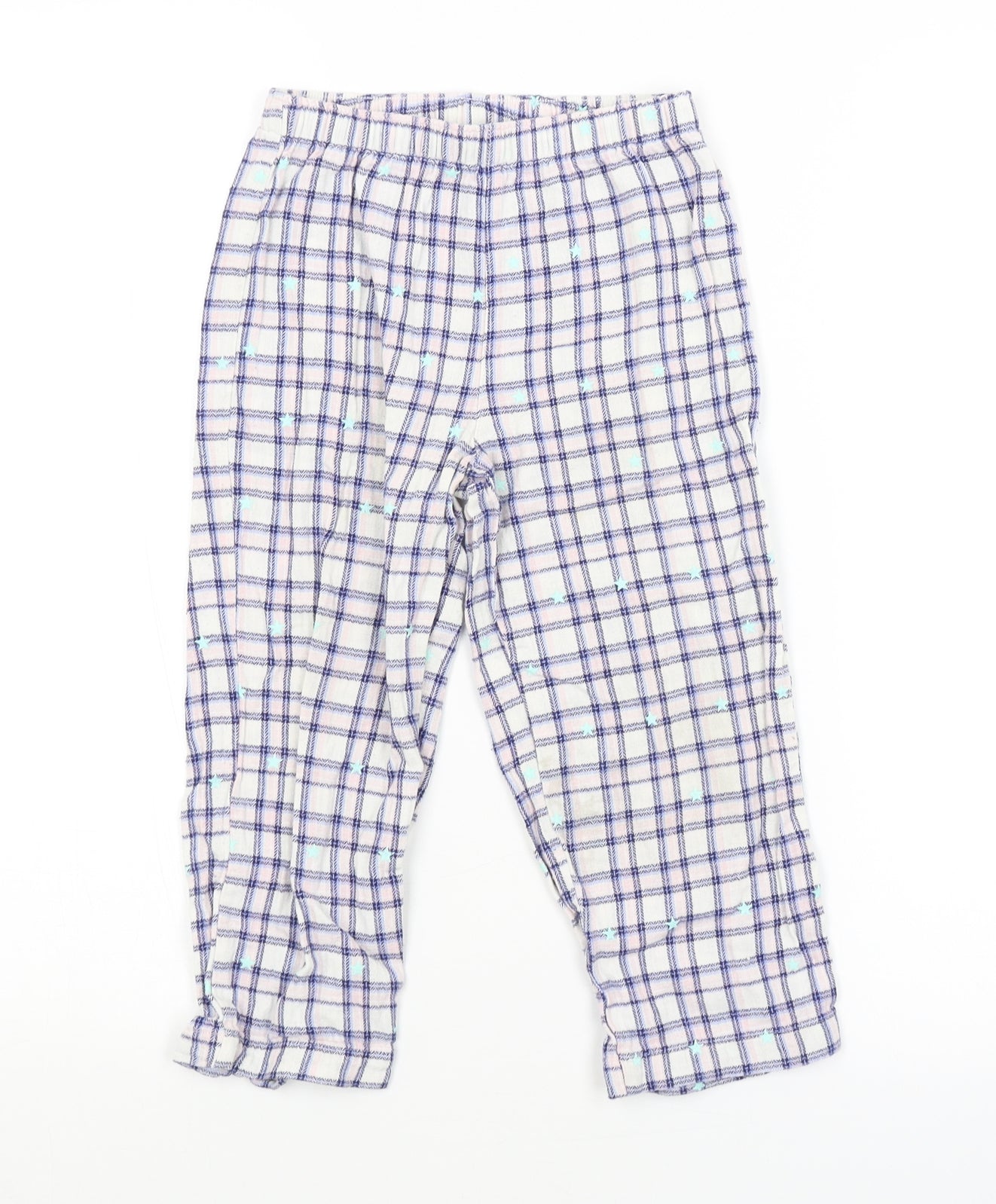 George Girls Multicoloured Check   Pyjama Pants Size 4-5 Years