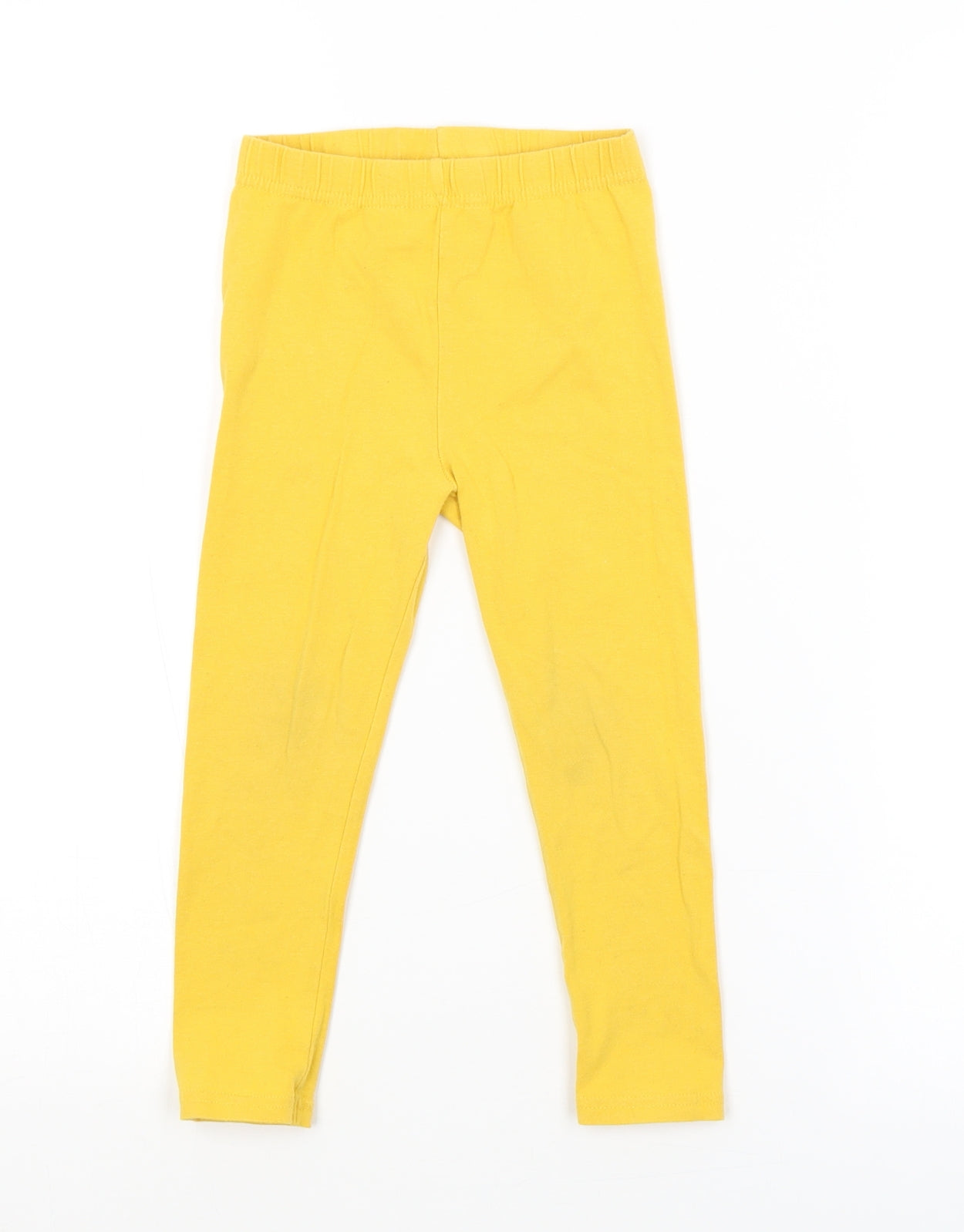 George Girls Yellow   Jogger Trousers Size 3-4 Years