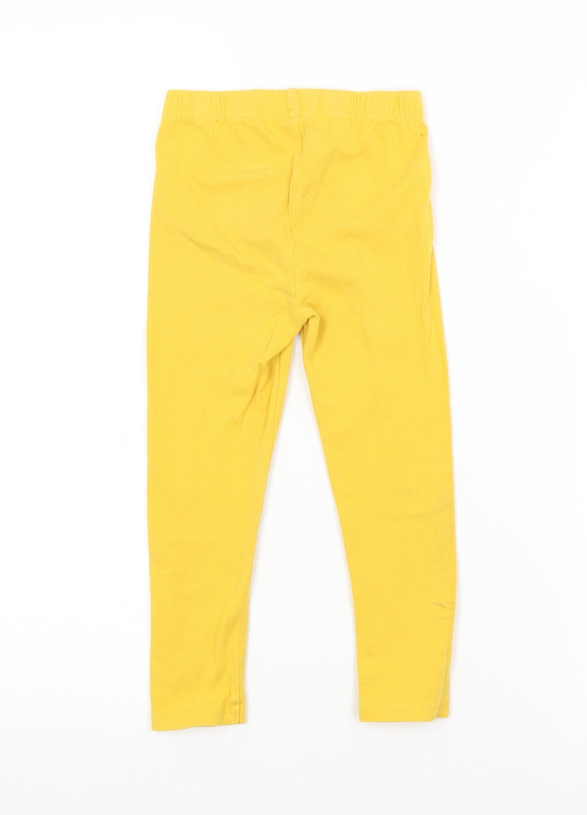 George Girls Yellow   Jogger Trousers Size 3-4 Years