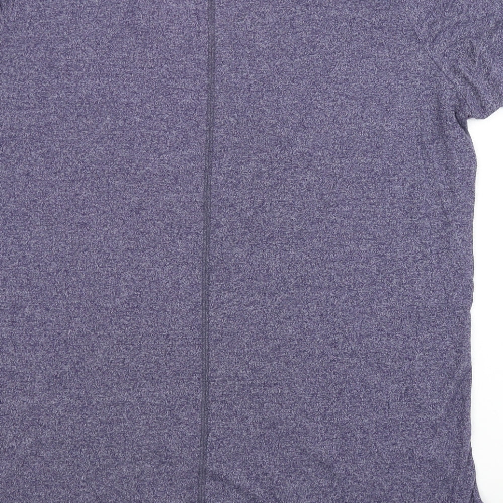 Papaya Womens Purple   Basic T-Shirt Size L