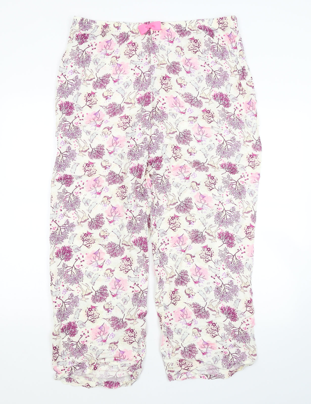 George Womens Multicoloured Floral   Pyjama Pants Size 16