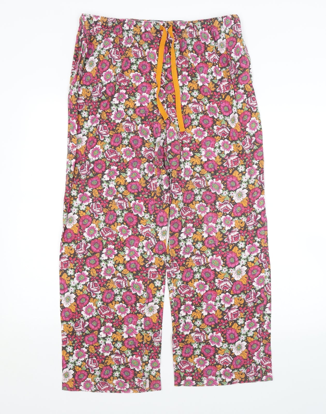 Jane & Bleecker Womens Multicoloured Floral   Pyjama Pants Size L