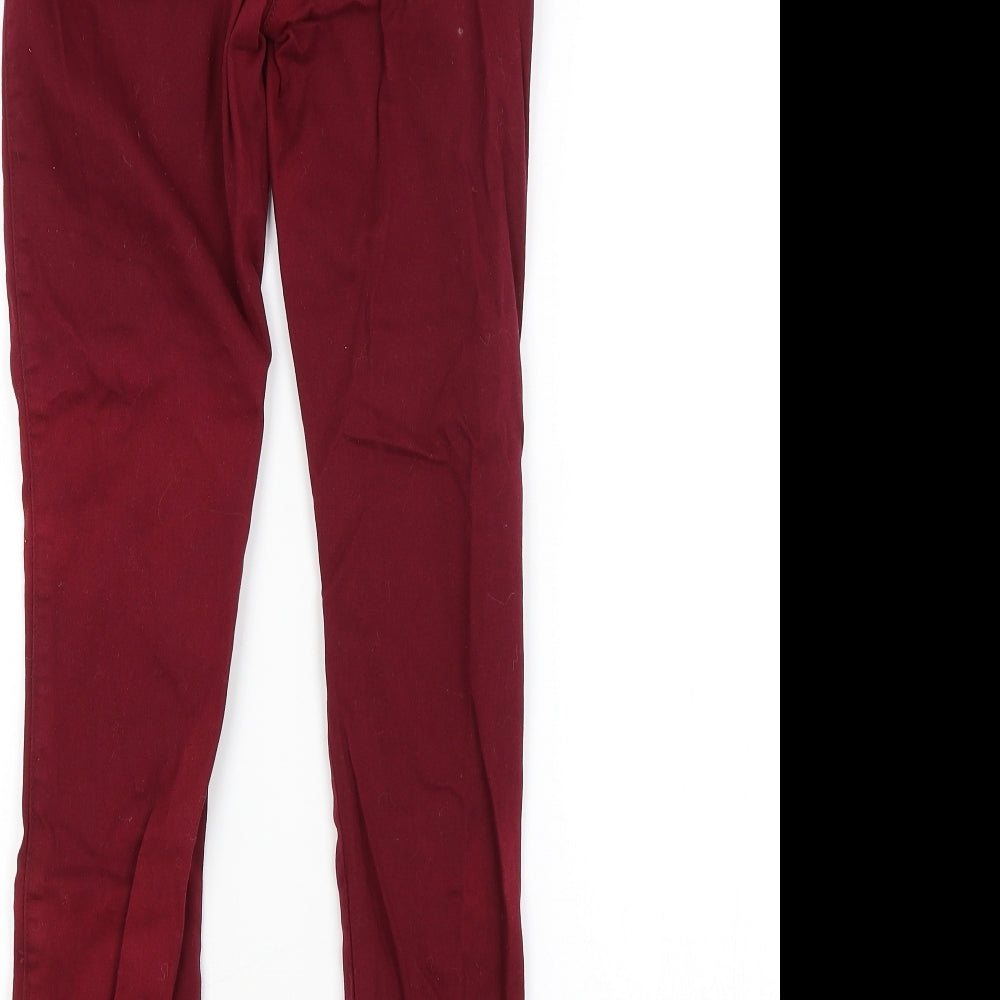 FOREVER 21 Womens Red   Trousers  Size S L28 in