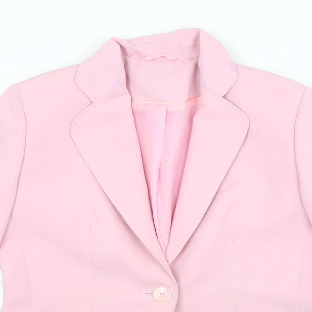 Berkertex Womens Pink   Jacket Blazer Size 10