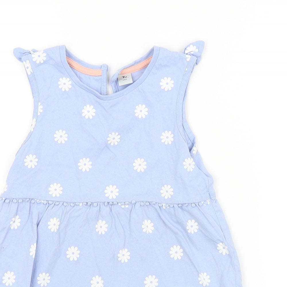 TU Girls Blue Floral  A-Line  Size 4-5 Years