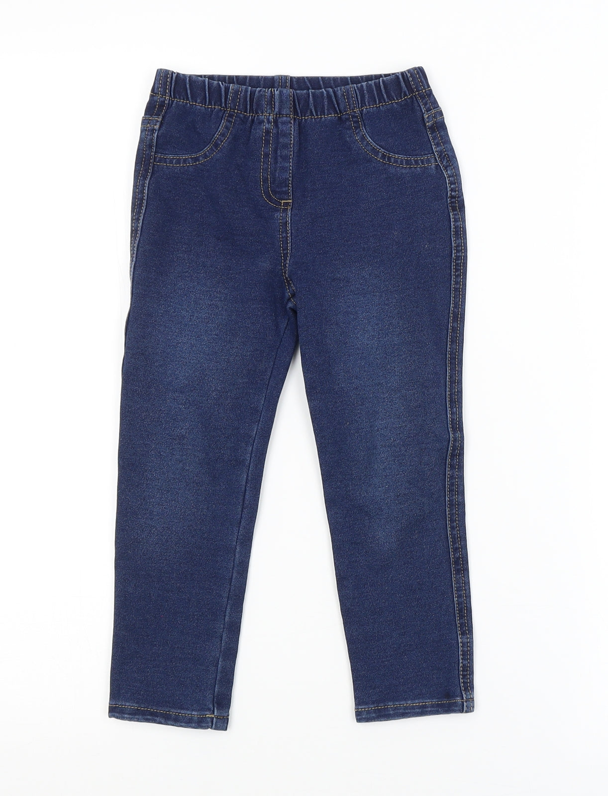 Preworn Girls Blue   Jegging Jeans Size 3-4 Years