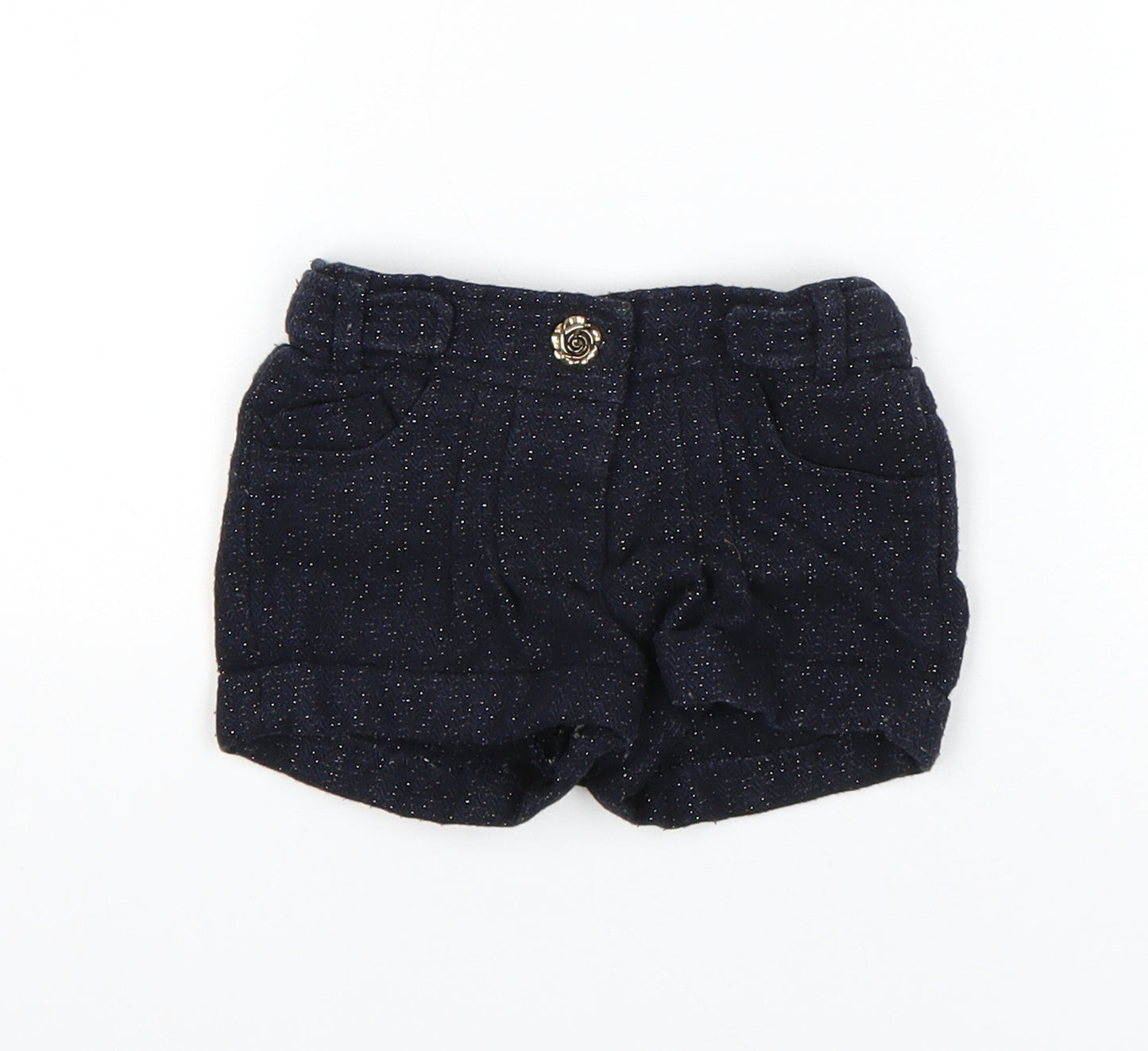 F&F Girls Blue   Capri Trousers Size 12-18 Months  - Shorts