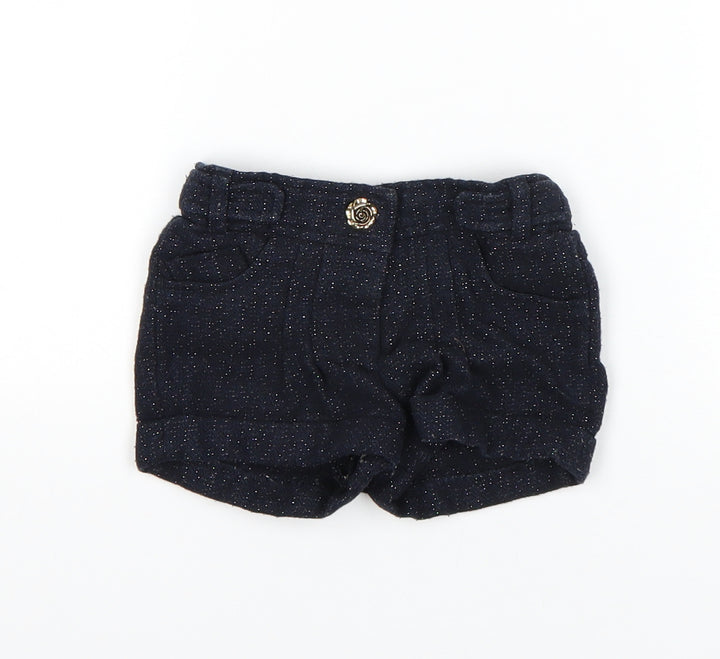 F&F Girls Blue   Capri Trousers Size 12-18 Months  - Shorts
