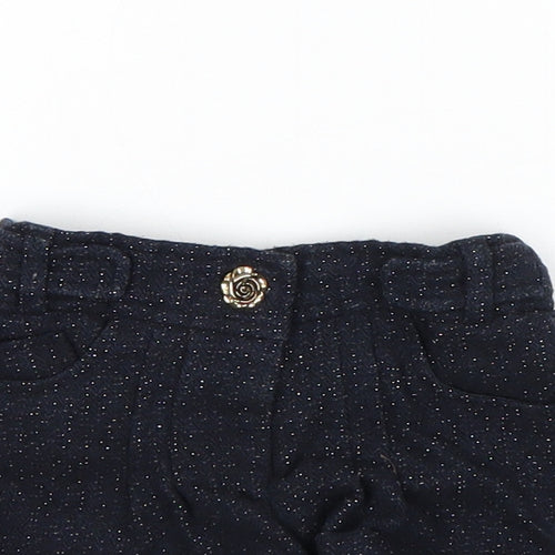 F&F Girls Blue   Capri Trousers Size 12-18 Months  - Shorts