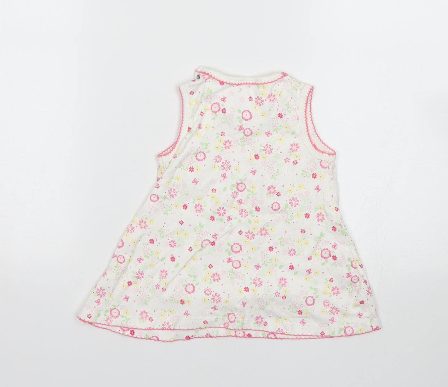 Miniclub Girls Multicoloured Floral  A-Line  Size 3-6 Months
