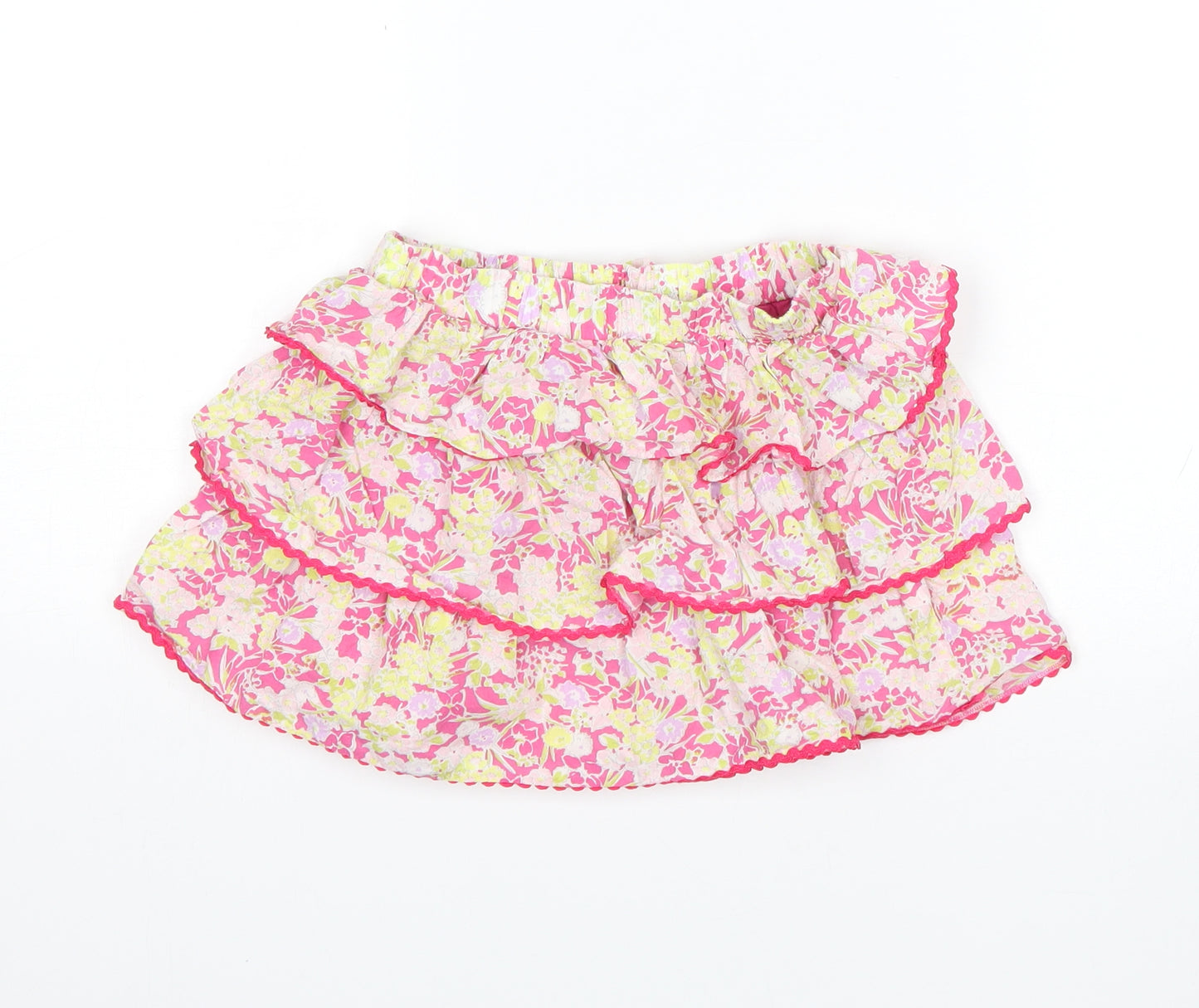 Laura Ashley Girls Multicoloured Floral  A-Line Skirt Size 4-5 Years