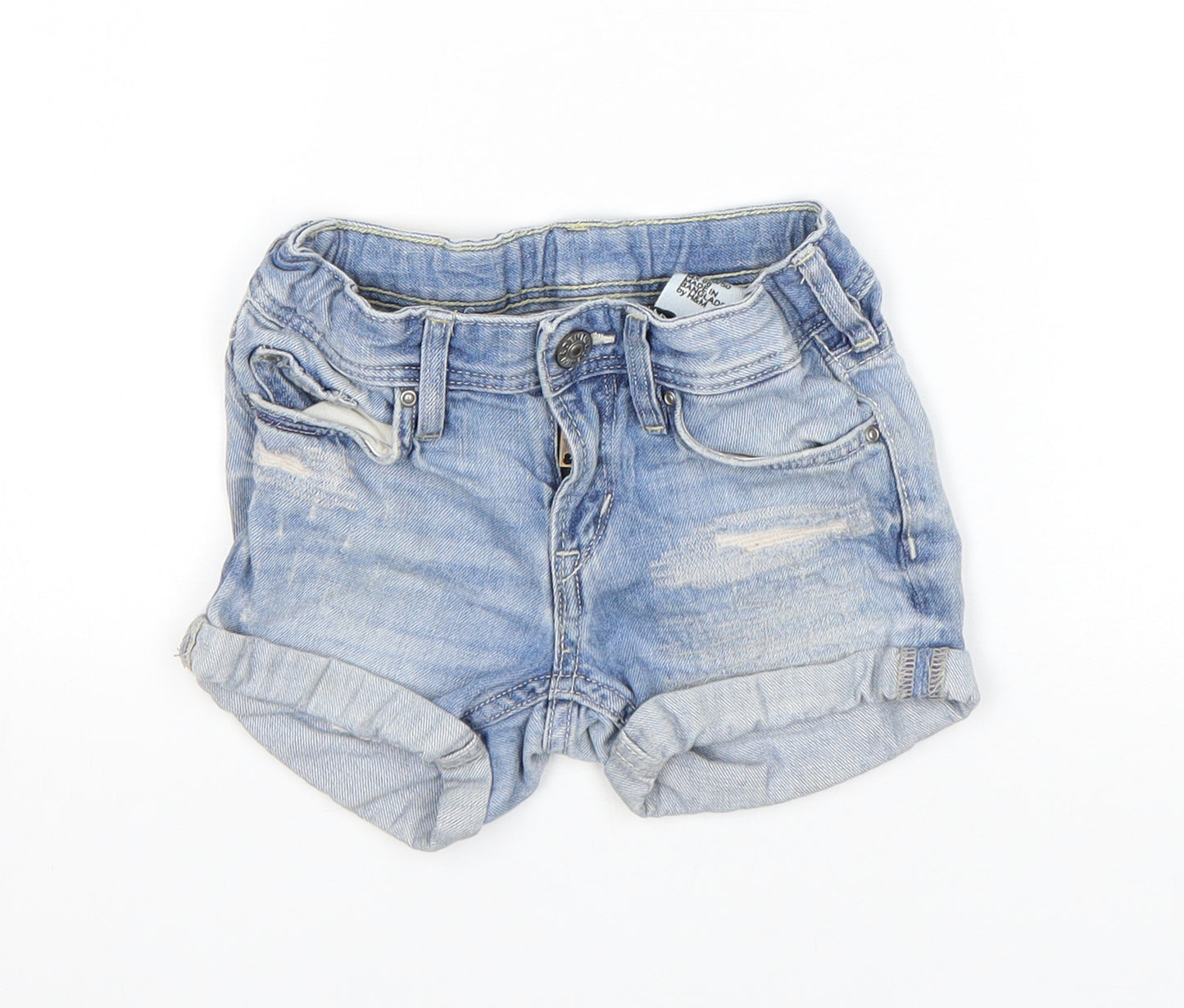 H&M Girls Blue   Bermuda Shorts Size 2-3 Years
