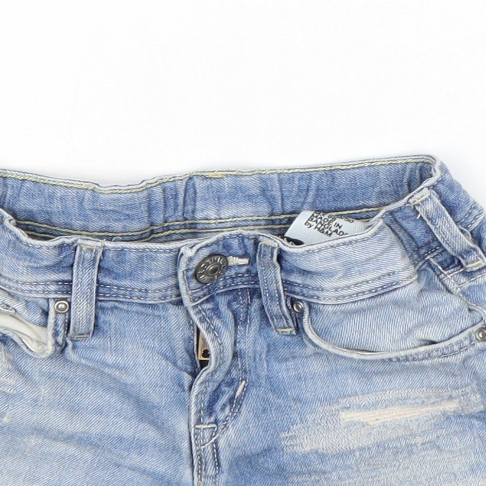 H&M Girls Blue   Bermuda Shorts Size 2-3 Years