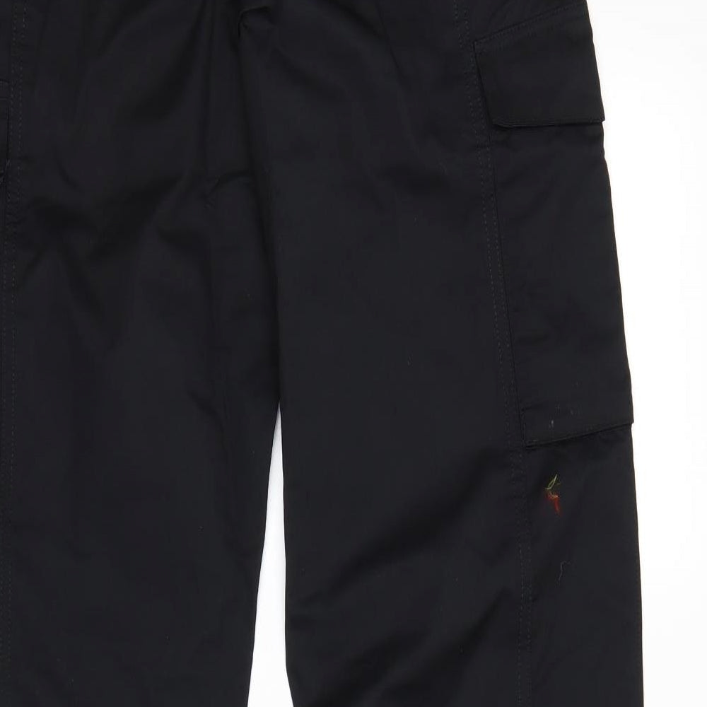 Preworn Mens Black   Cargo Trousers Size 32 L32 in
