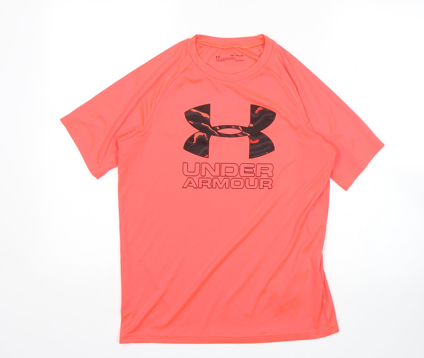 Under armour Boys Orange   Basic T-Shirt Size XL