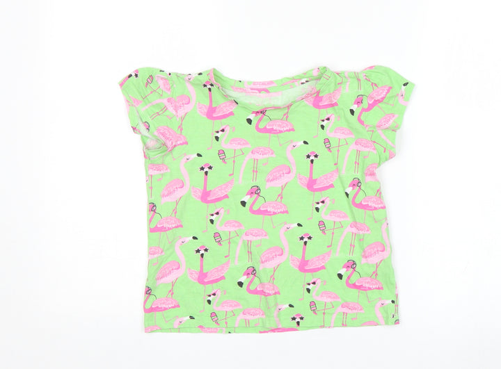 St Bernard Girls Multicoloured Animal Print  Basic T-Shirt Size 7-8 Years