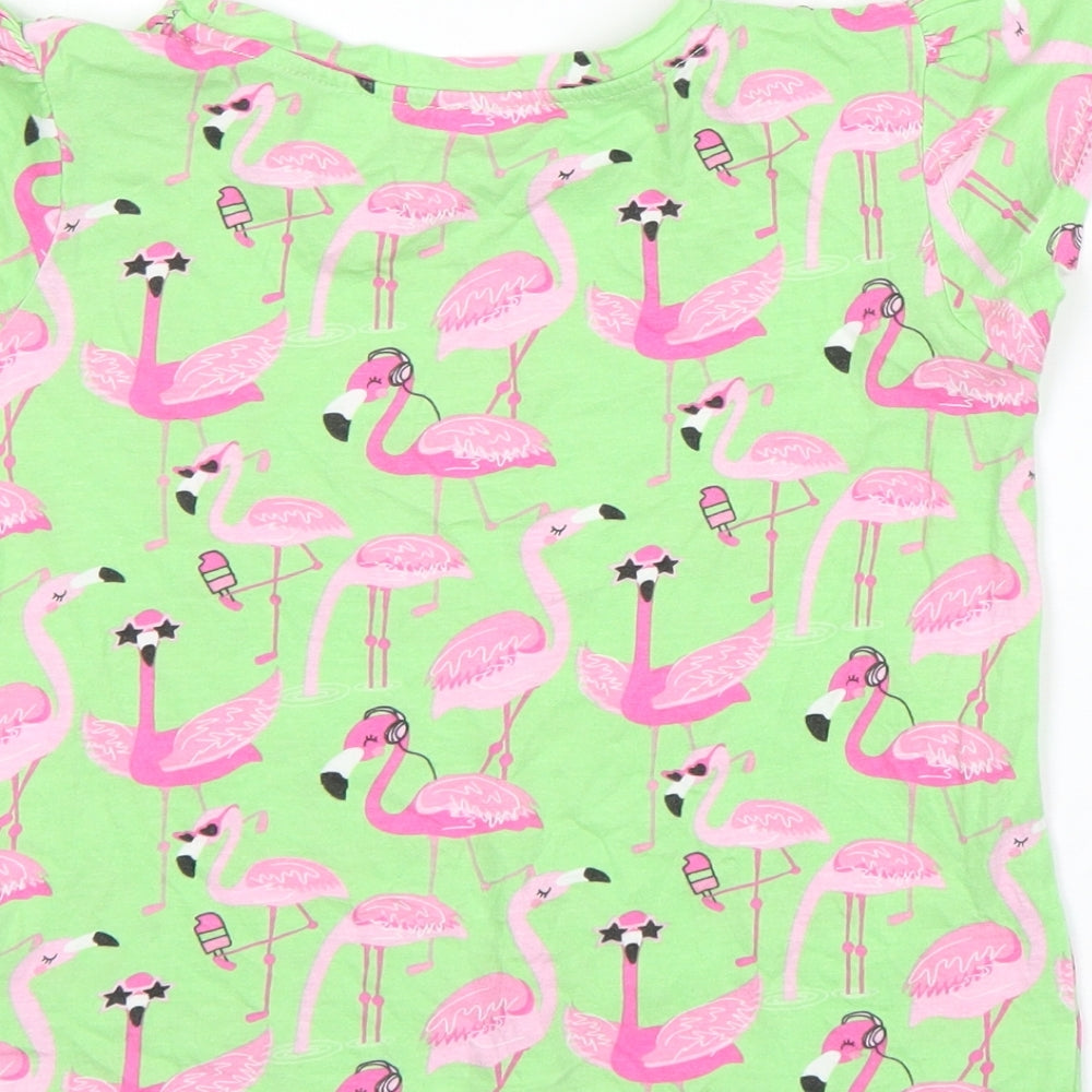 St Bernard Girls Multicoloured Animal Print  Basic T-Shirt Size 7-8 Years