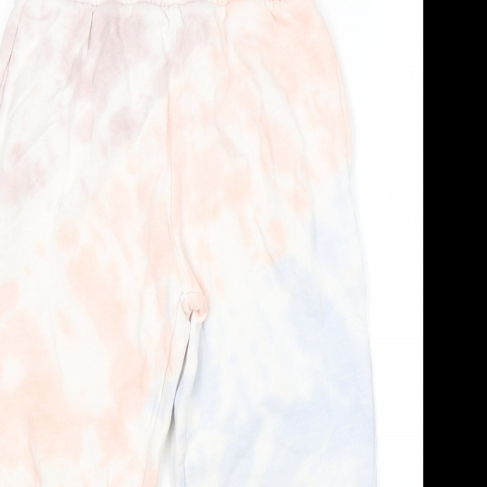 NEXT Girls Multicoloured Tie Dye  Sweatpants Trousers Size 6 Years