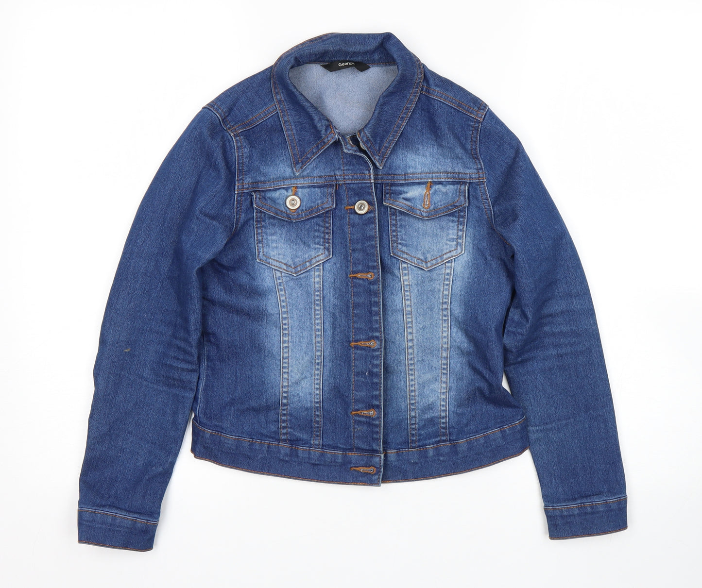 George Girls Blue   Jacket  Size 10-11 Years