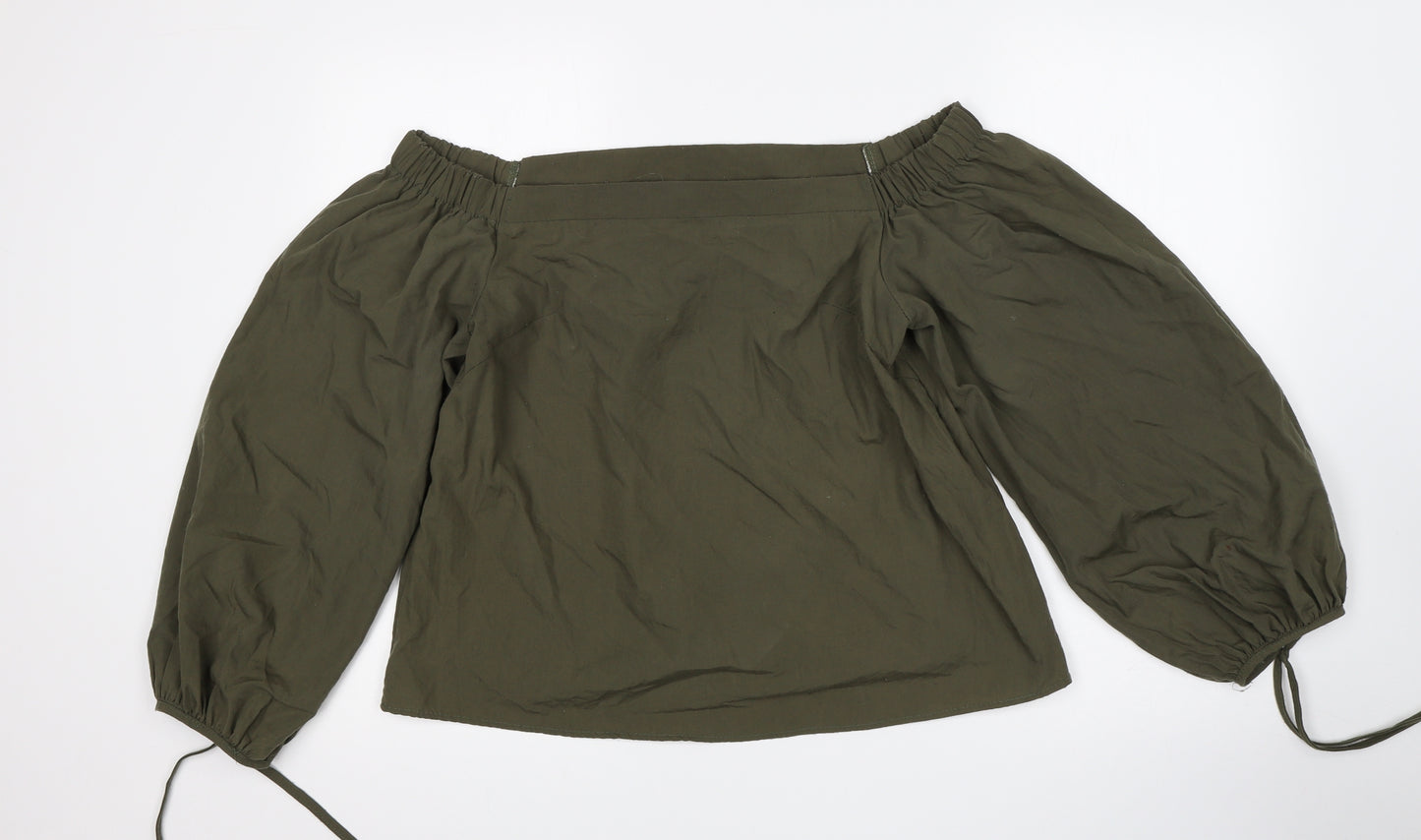 Vera & Lucy Womens Green   Basic Blouse Size L