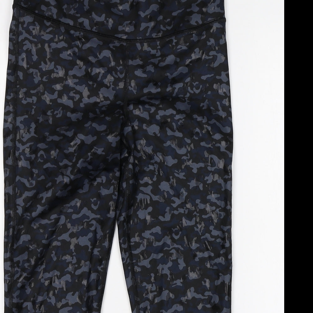 Gap Womens Blue Camouflage  Compression Leggings Size M L23 in