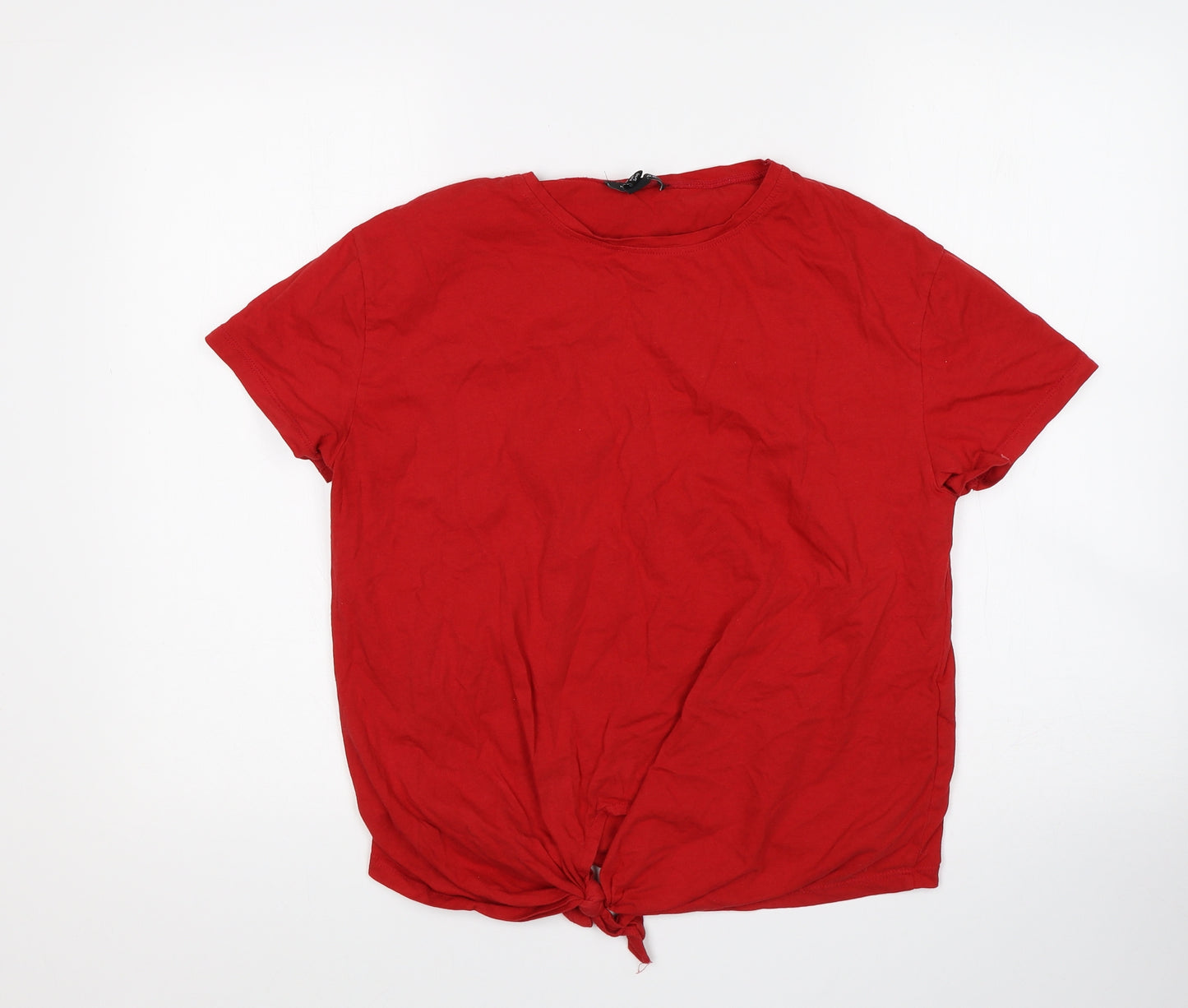 New Look Womens Red   Basic T-Shirt Size 8