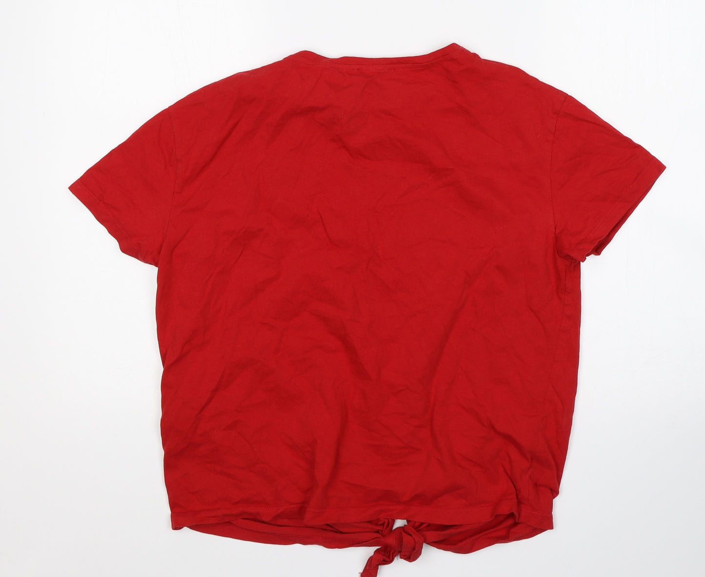 New Look Womens Red   Basic T-Shirt Size 8
