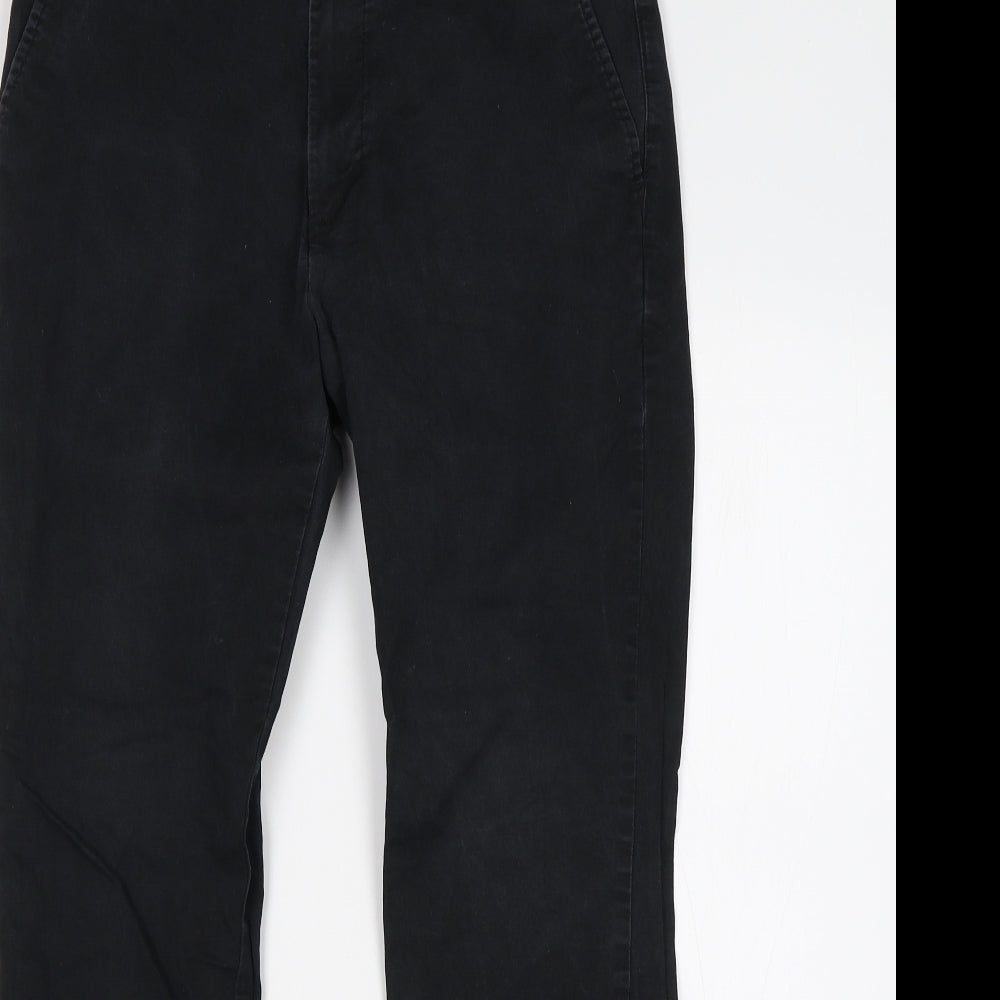 M&S Mens Black   Chino Trousers Size 32 L31 in
