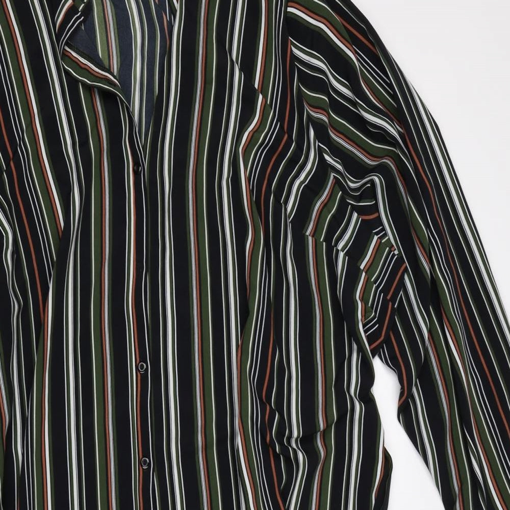 Evans Womens Multicoloured Striped  Shirt Dress  Size 28