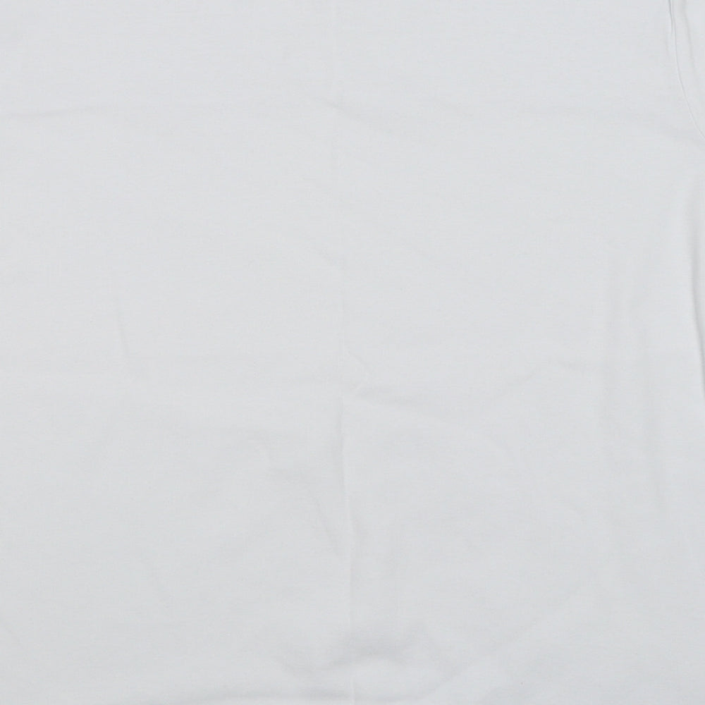 Maine Womens White   Basic T-Shirt Size 20