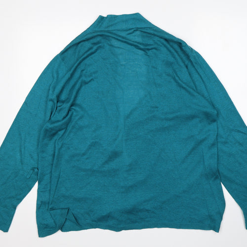 ELVI Womens Green   Cardigan Jumper Size S
