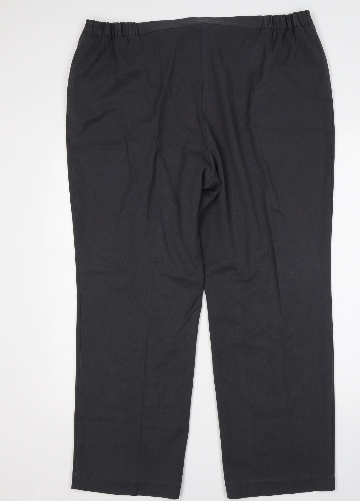 M&S Womens Grey   Trousers  Size 20 L28 in