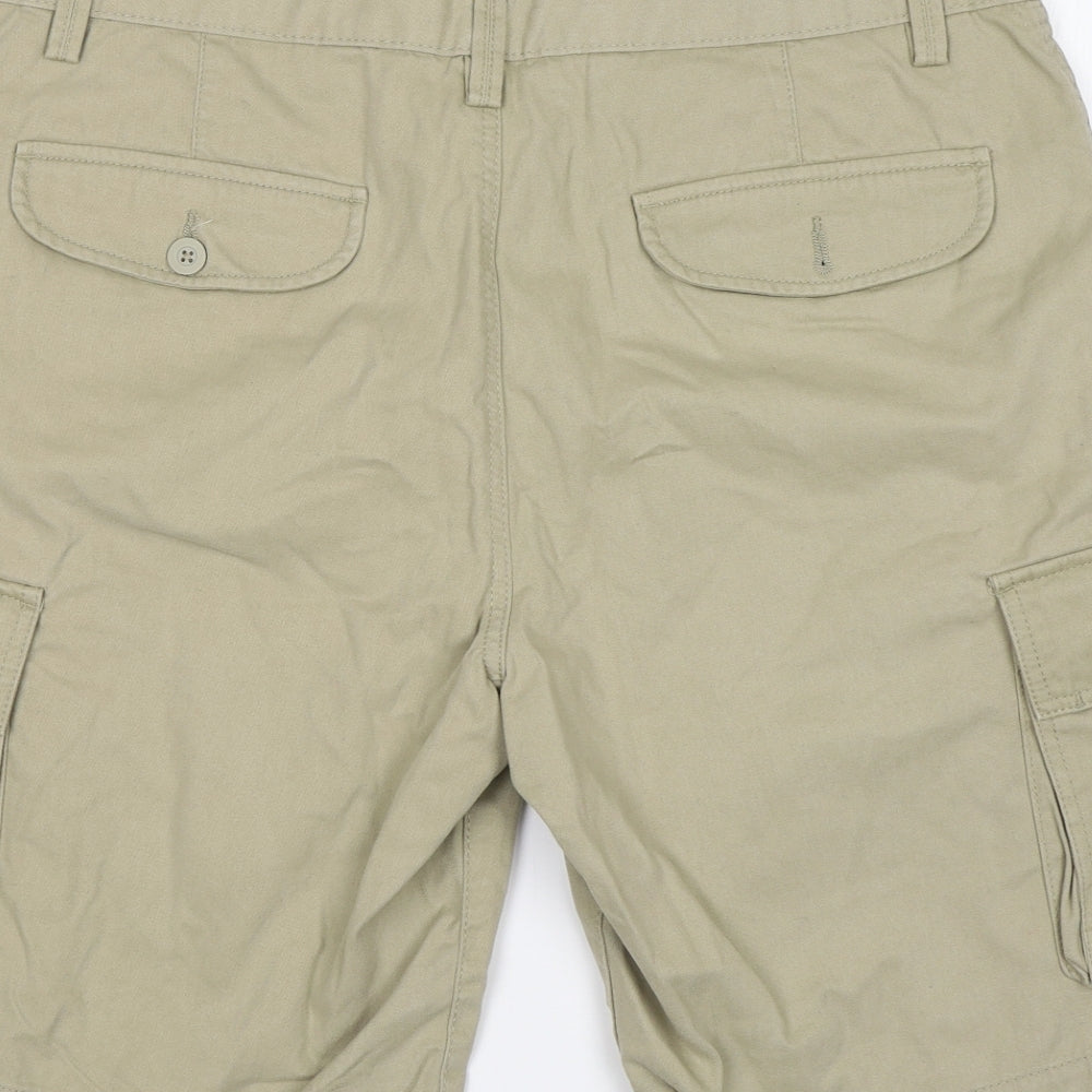 TU Mens Beige   Cargo Shorts Size 36