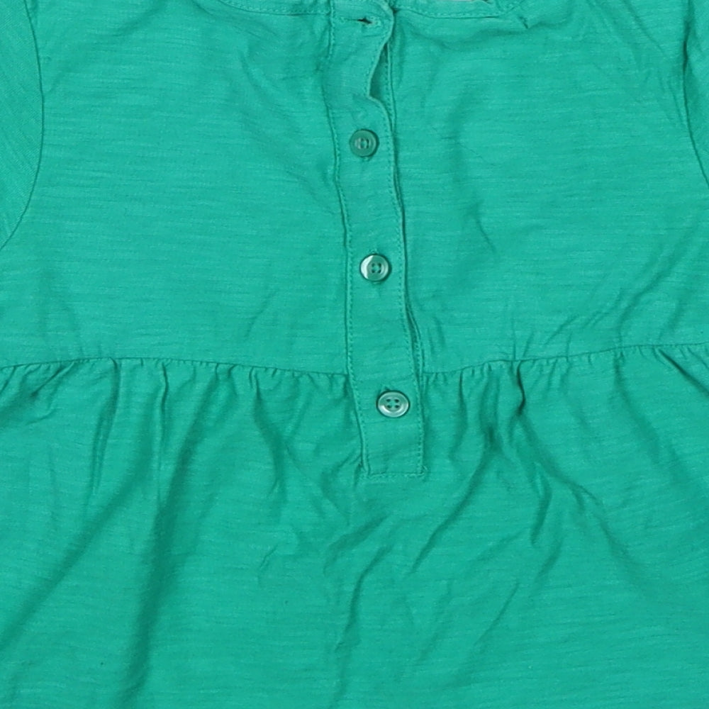 George Girls Green   Basic T-Shirt Size 2-3 Years