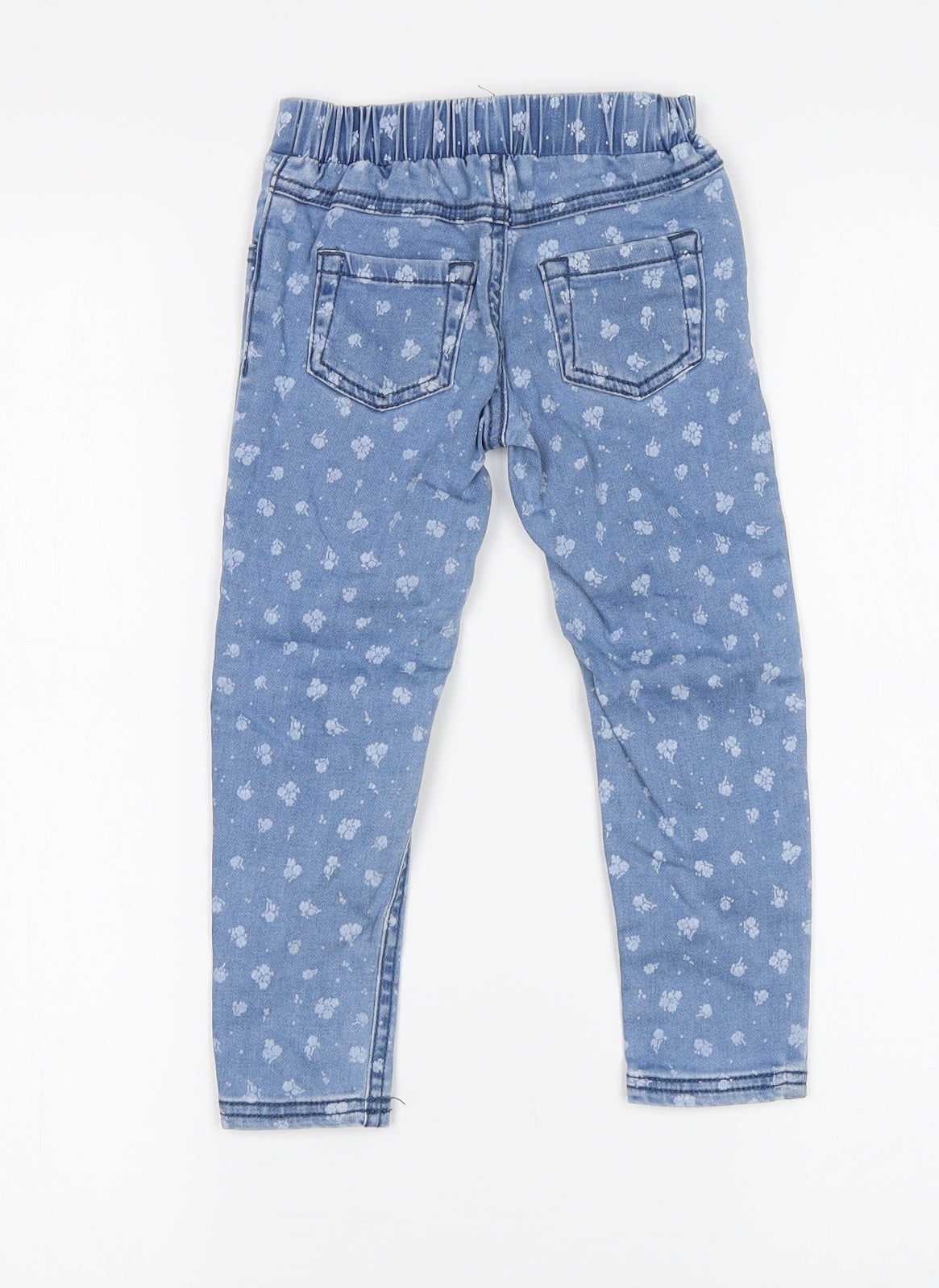Miniclub Girls Blue Floral  Jegging Jeans Size 2-3 Years