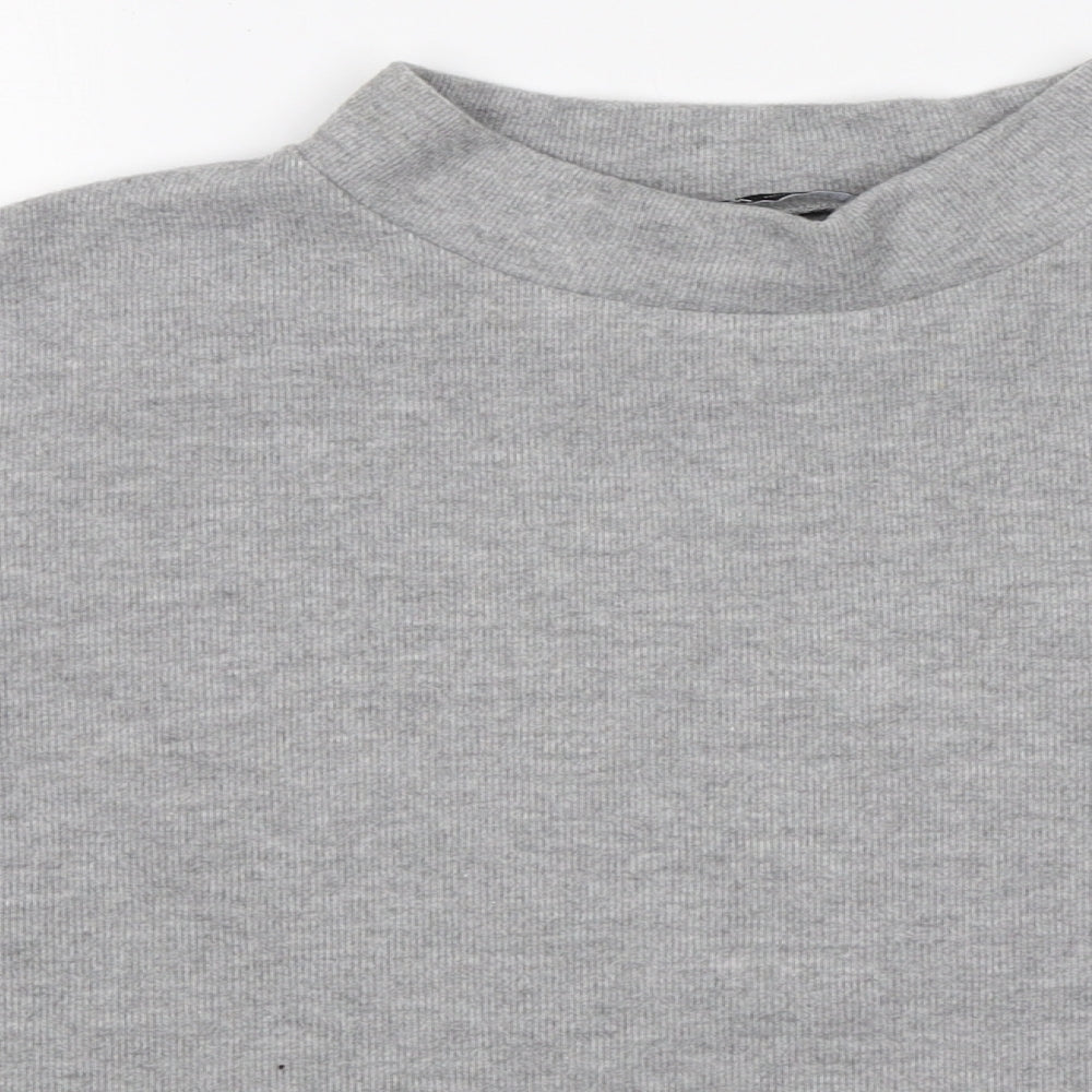 Zara Womens Grey   Pullover Jumper Size L
