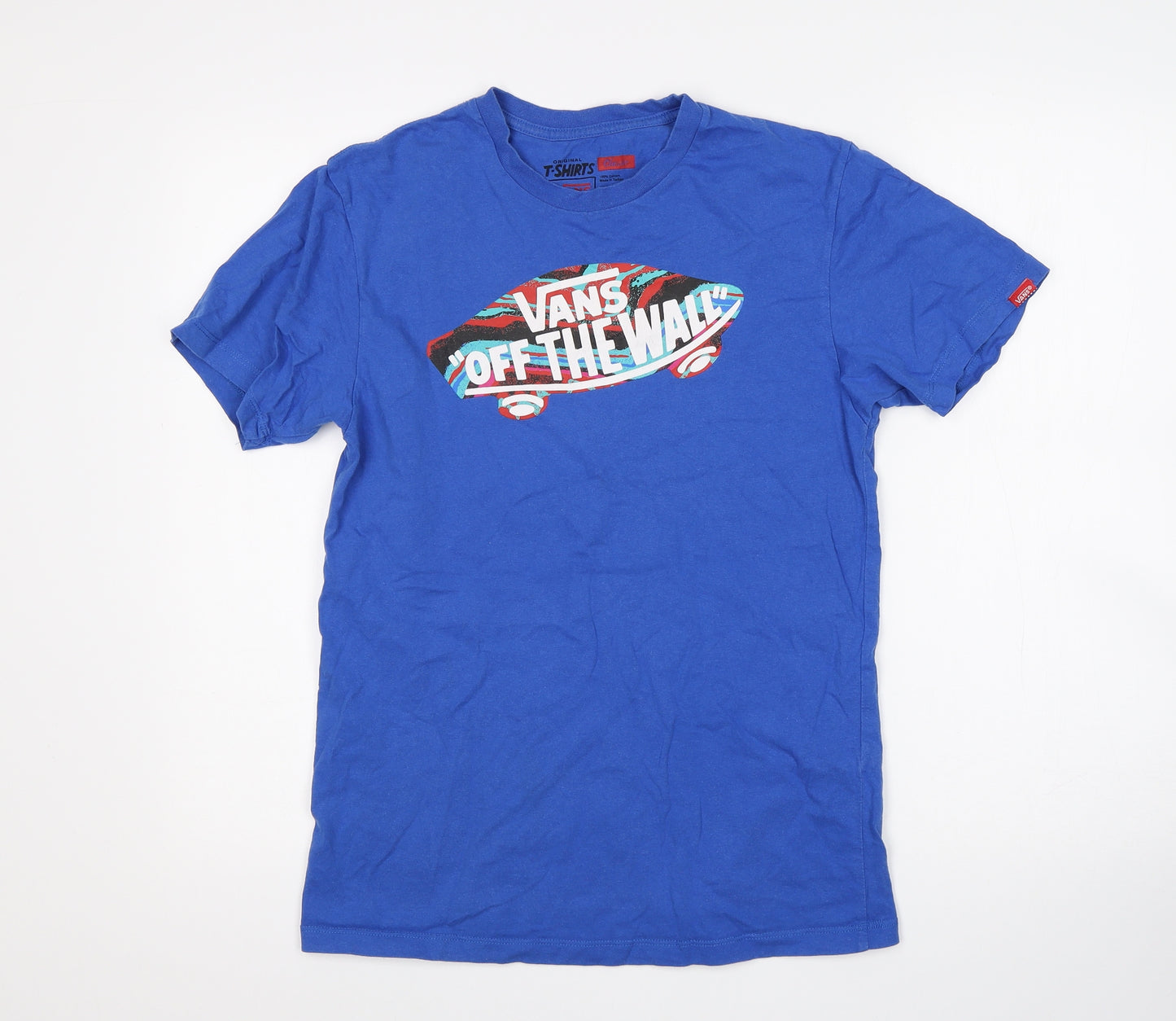 VANS Mens Blue    T-Shirt Size S