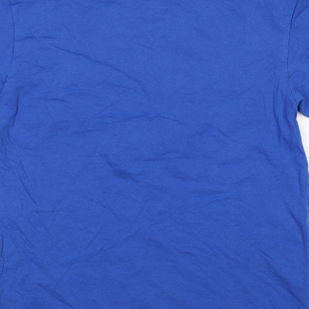 VANS Mens Blue    T-Shirt Size S
