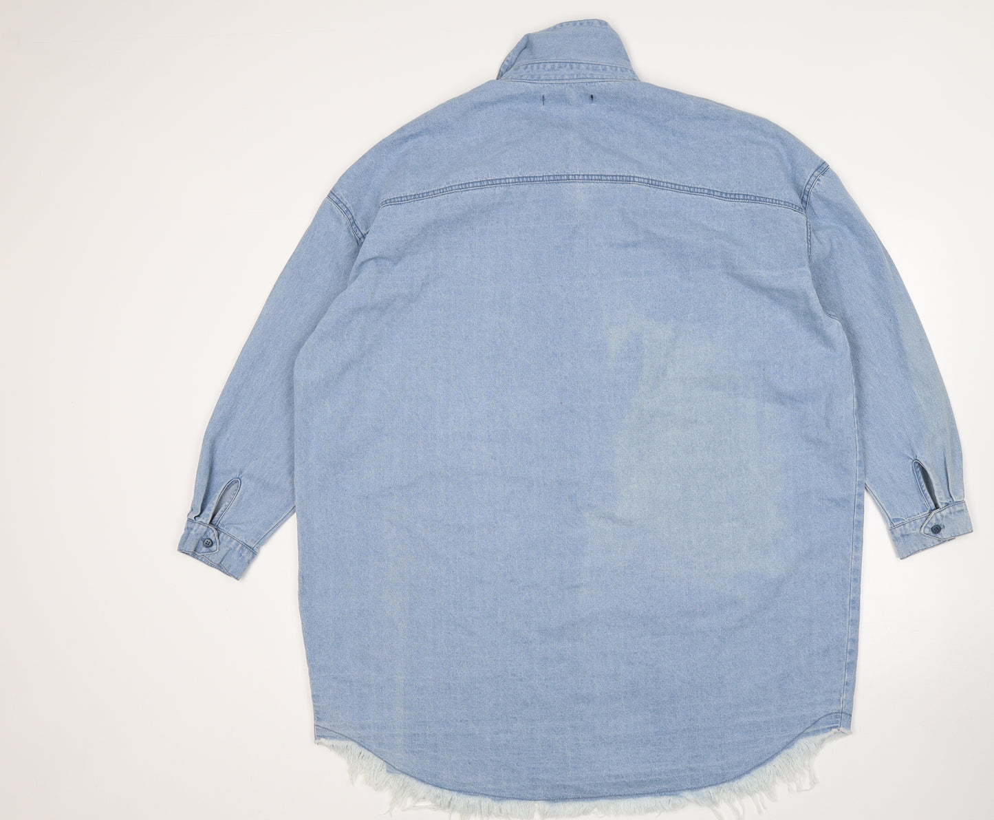 Missguided Womens Blue   Shirt Dress  Size 12