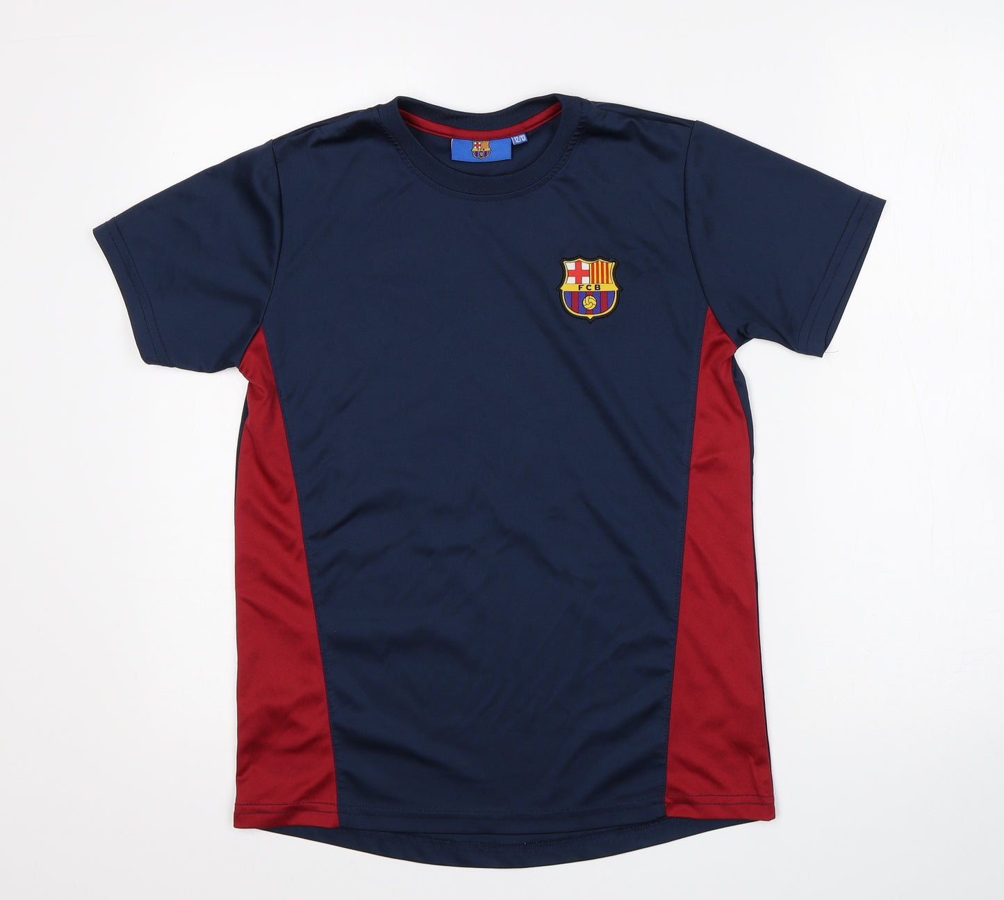 Barcelona Boys Blue   Basic T-Shirt Size 12-13 Years  - FC Barcelona