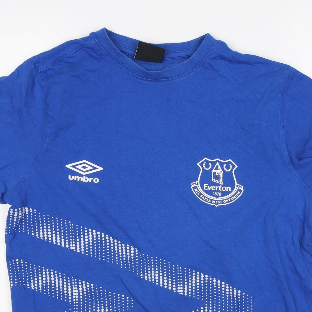 Umbro Mens Blue    T-Shirt Size S  - Everton