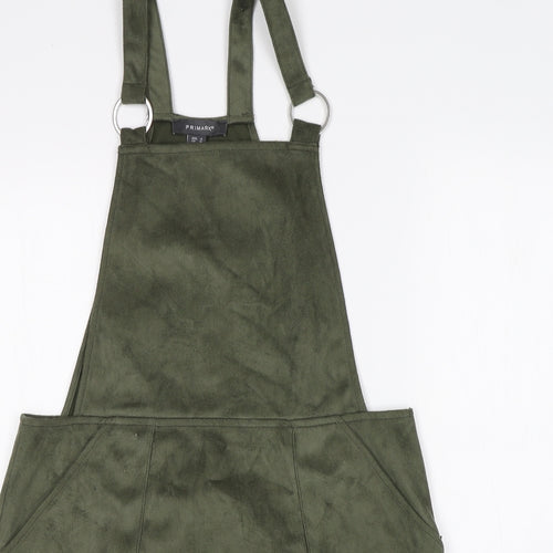 Primark Womens Green   Pinafore/Dungaree Dress  Size 14