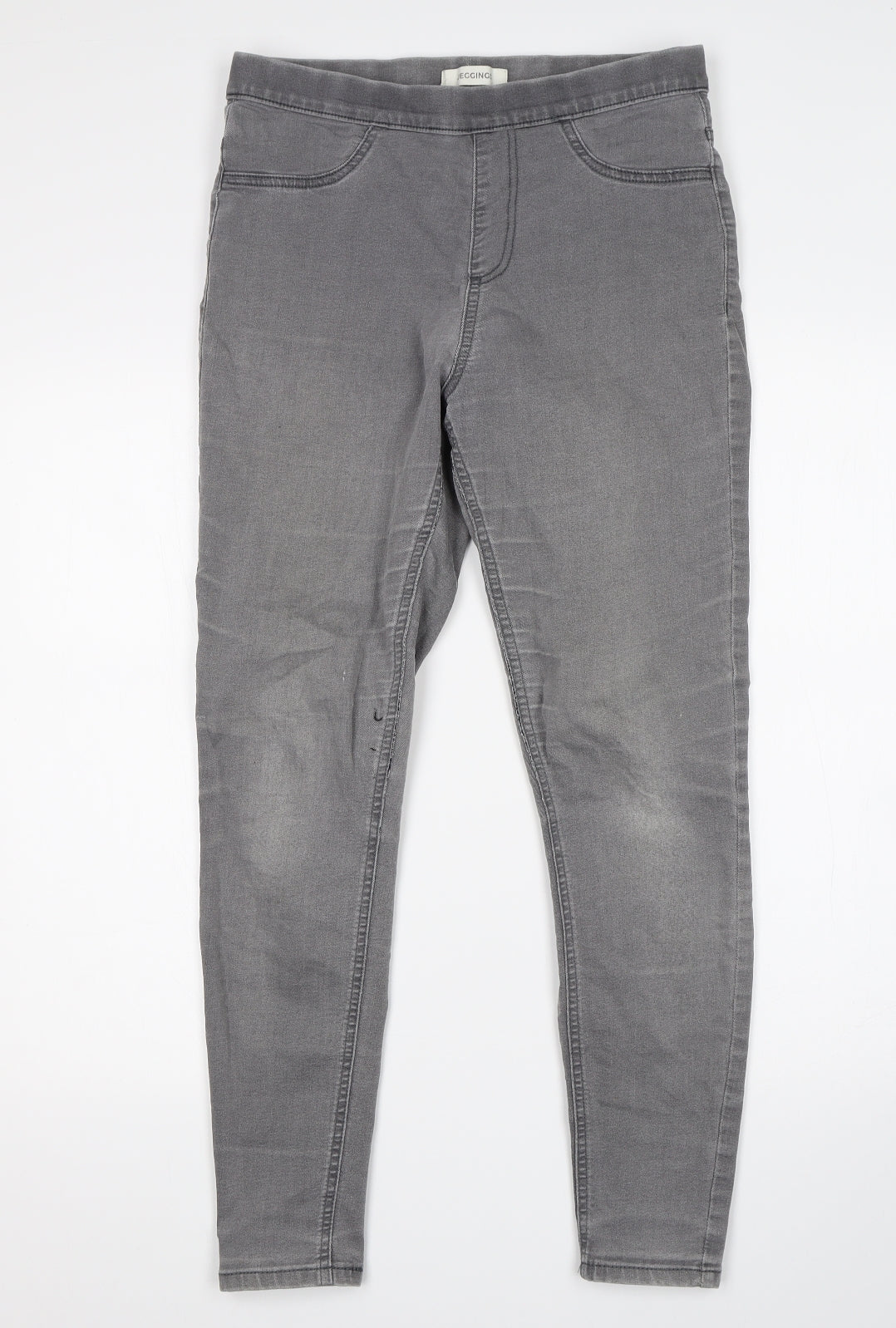 M&S Womens Grey   Jegging Jeans Size 12 L27 in