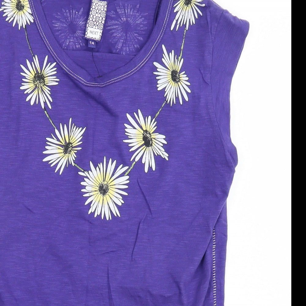 NEXT Womens Blue   Basic T-Shirt Size 14