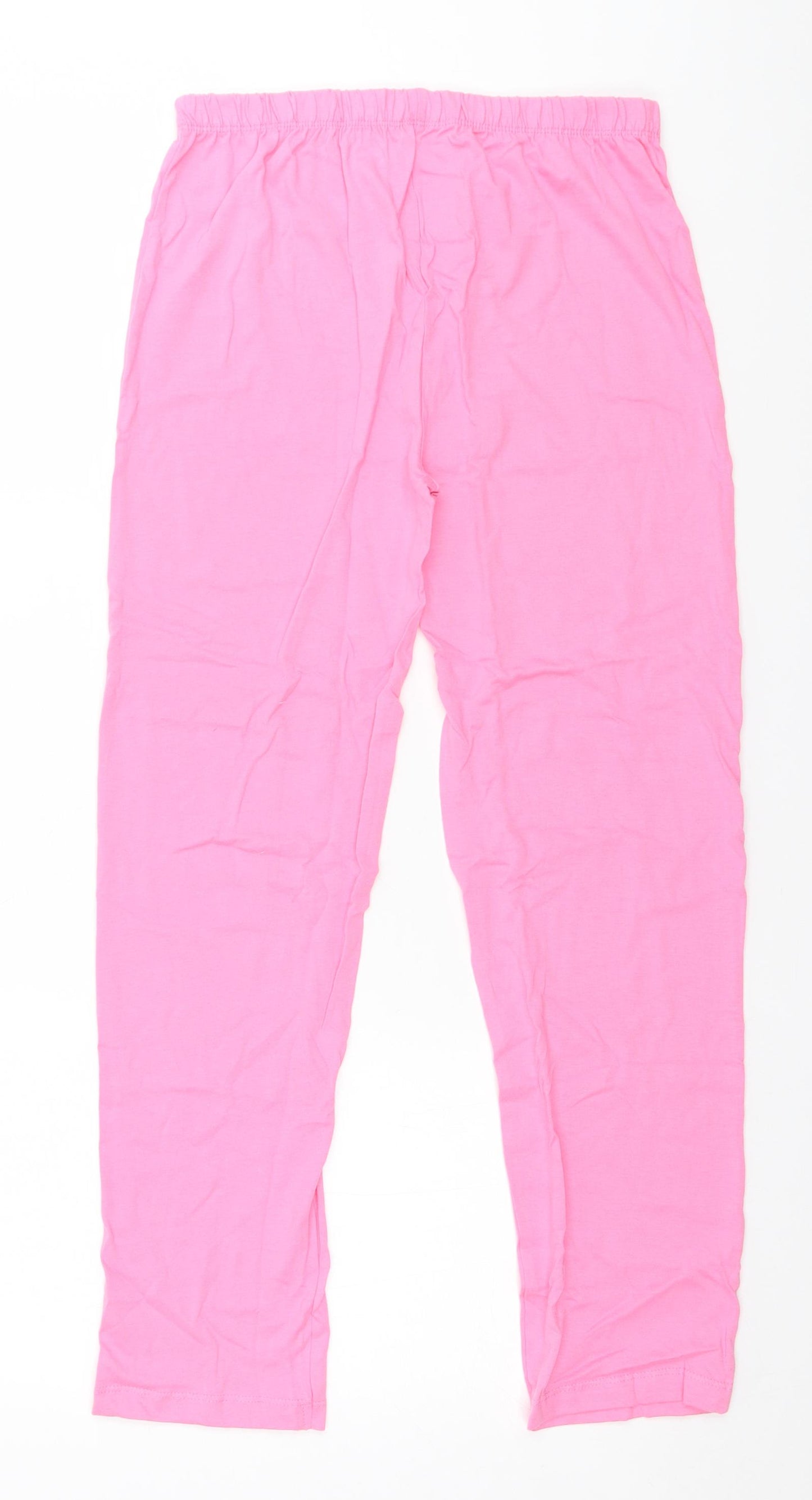 Primark Girls Pink Solid   Pyjama Pants Size 11-12 Years