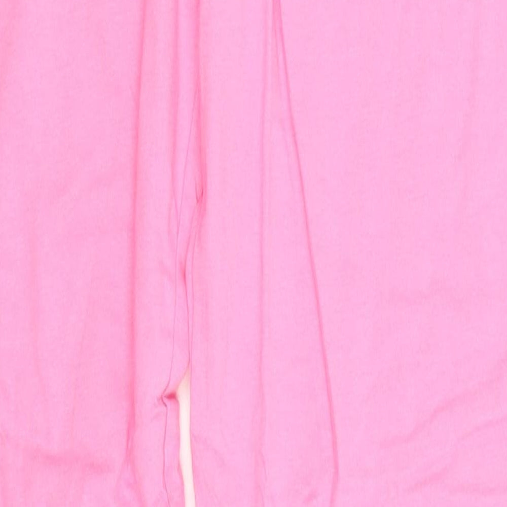 Primark Girls Pink Solid   Pyjama Pants Size 11-12 Years